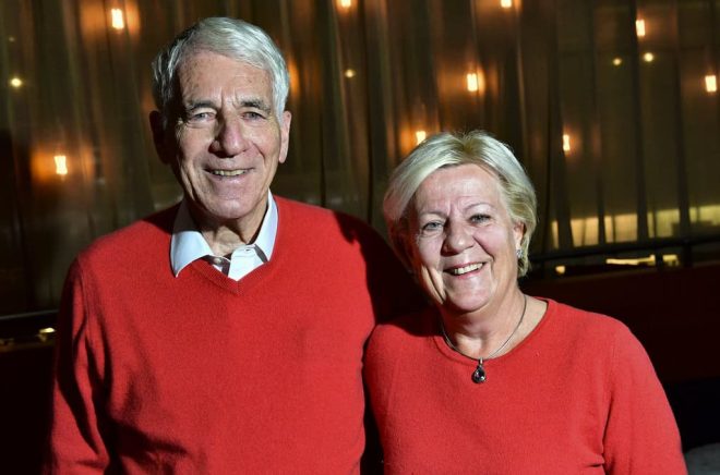 Donatorerna Thomas och Catharina Berman instiftade 2020 Bermanpriset. Nu anklagas de för att försökt stoppa årets pristagare. Foto: Jonas Ekströmer/TT.
