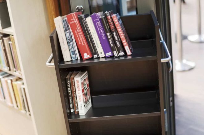 En 50 år försenad bok har lämnats tillbaka till Sandvikens bibliotek. Arkivbild: Paul Wennerholm/TT.