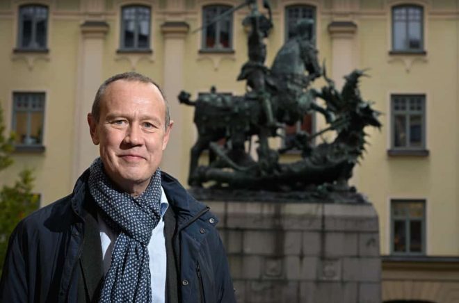 Bo Eriksson, docent i historia vid Stockholms universitet, aktuell med boken ”Drakspår”. Arkivbild: ANDERS WIKLUND/TT.