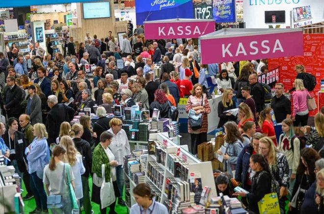 Samtidens brännpunkter präglar Bokmässan i Göteborg på ett annat sätt än tidigare. Arkivbild: FREDRIK SANDBERG/TT.