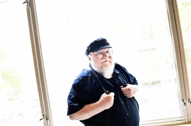 Författaren George RR Martin under ett besök i Stockholm 2015. Foto: Pontus Lundahl/TT.