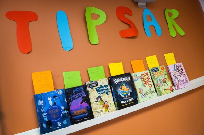 Bemannade skolbibliotek bedöms vara viktiga för att öka läsintresset. Foto: Claudio Bresciani / TT.