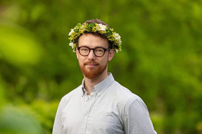 Johan Floderus är en av årets sommarpratare. Foto: Mattias Ahlm/SR.