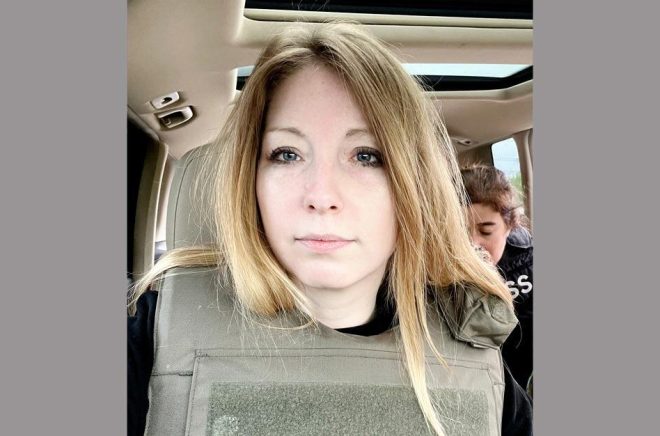 Ukrainska Victoria Amelina dödades i en rysk robotattack, nu tilldelas hon Orwells pris för politiskt skrivande. Foto: Privat.