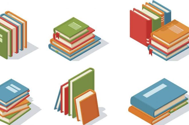 Böcker i alla former. Illustration: adekvat, iStock