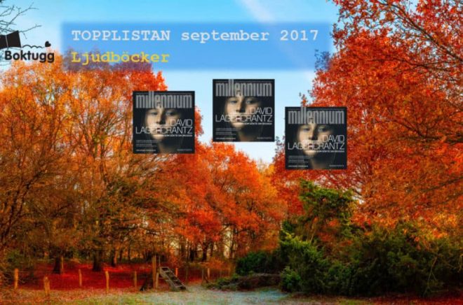 Topplistan september 2017 - ljudböcker