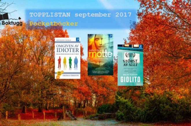 Topplista september 2017 - Pocketböcker