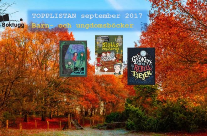 Topplista september 2017 - Barn- och ungdomsböcker