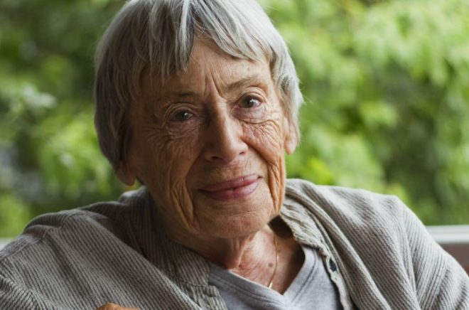 Författaren Ursula K. Le Guin gick bort den 22 januari 2018 i sitt hem i Portland, USA. Foto: Euan Monaghan/Structo