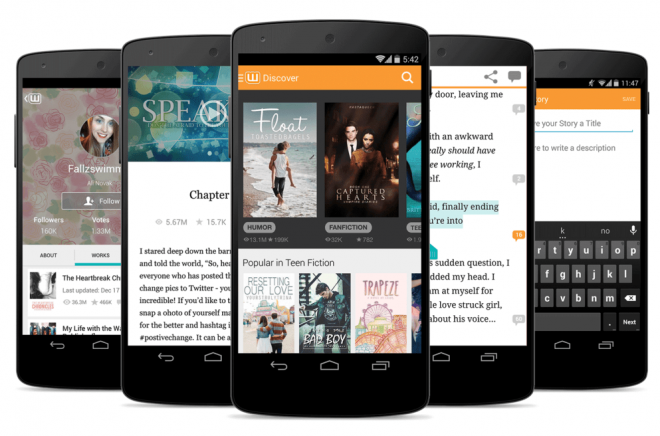 Wattpad-Android-telefoner