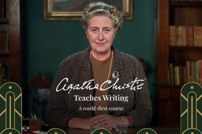 Lär dig skriva med Agatha Christie som håller skrivkurs efter sin död. Bild: BBC Maestro.