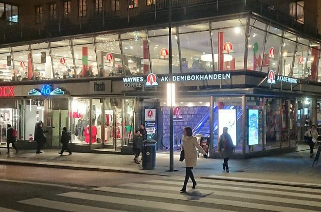 Akademibokhandeln Hötorget.