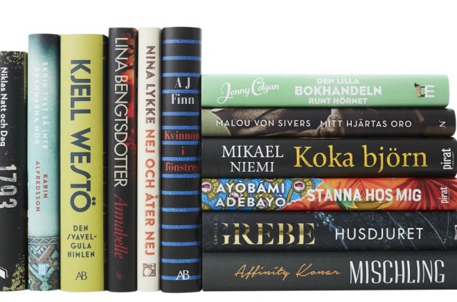De 12 nominerade till folkets litteraturpris Årets Bok 2018.