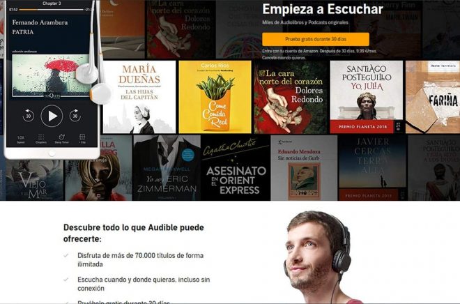 Audible går in i Spanien.