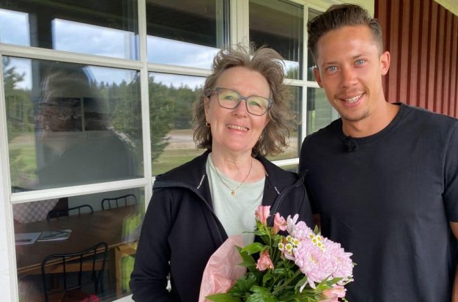 Eva Holmström och Pascal Engman. Foto: Pressbild