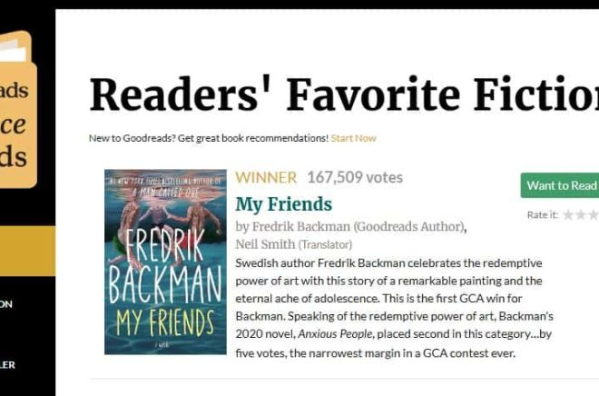 Fredrik Backmans senaste bok är en läsarfavorit på Goodreads.