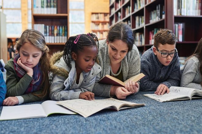 The library is their favourite place to learn