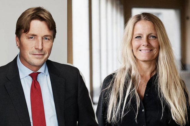 Författarna Thomas Bodström och Lana Brunell byter förlag till Bokfabriken för sin nästa deckare. Foto: Pressbild.