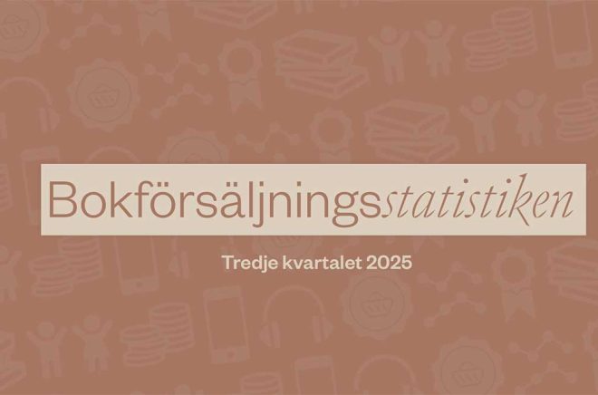 Ny rapport om bokförsäljningen i Sverige under Q3-2025 men även totalt för perioden jan-sept.