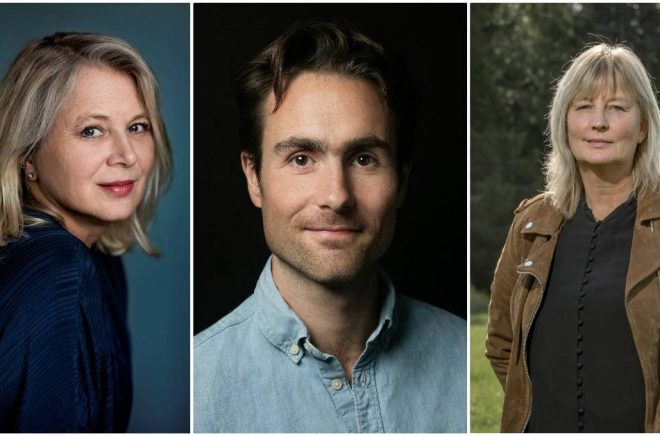 Idag på Bokmässan kan man lyssna till bland annat Helena von Zweigbergk (foto: Thron Ullberg), David Wallace-Wells (foto: Beowulf Sheehan) och Karin Smirnoff.