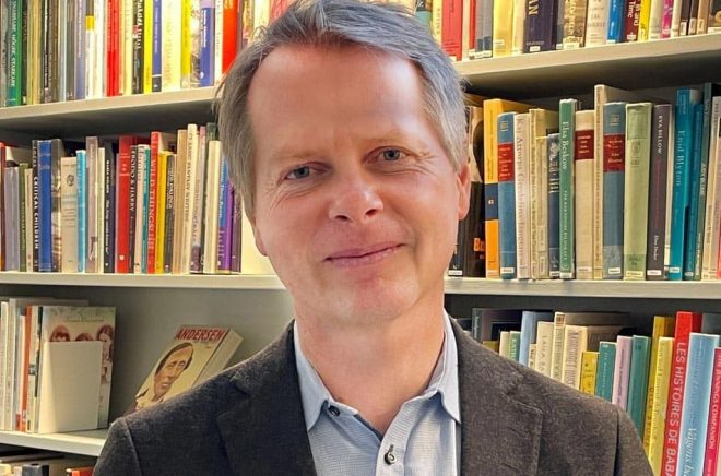 Christer Nylander blir ny ordförande för Svenska barnboksinstitutet. Foto: Sbi.