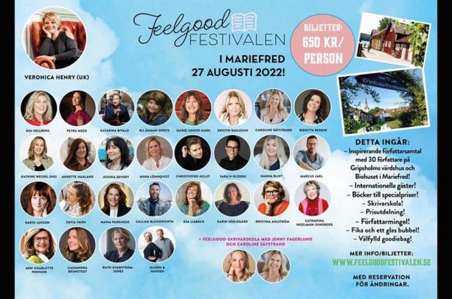 I augusti 2022 är det åter dags för Feelgoodfestivalen - denna gång är planen ett fysiskt event.