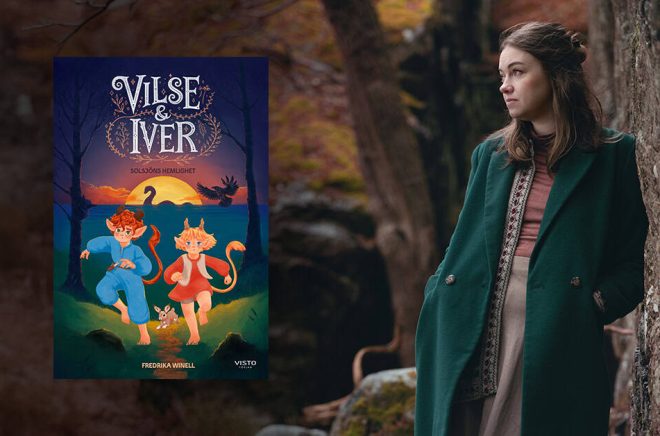 Författaren och illustratören Fredrika Winell släpper boken Solsjöns hemlighet. Foto: Suzanne Essgärde Tornstierna