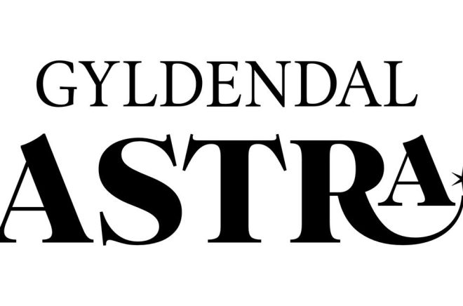Logotype för förlaget Gyldendal Astra.