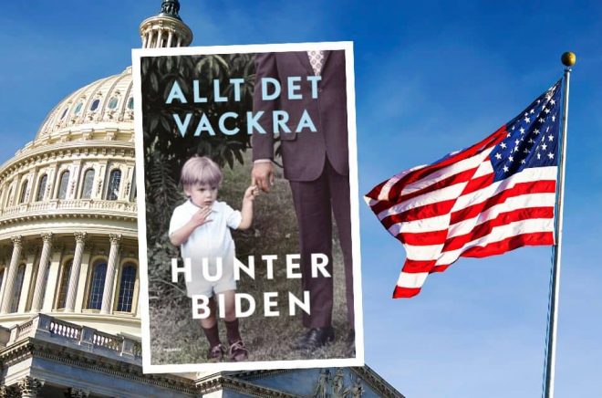 Hunter Bidens självbiografi ges ut i Sverige våren 2021 under titeln Allt det vackra. Bakgrund: Istock. Omslag: Polaris.