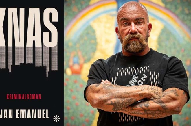 Jan Emanuel debuterar som kriminalförfattare med romanen Knas. Foto: Emanuel Hendal.