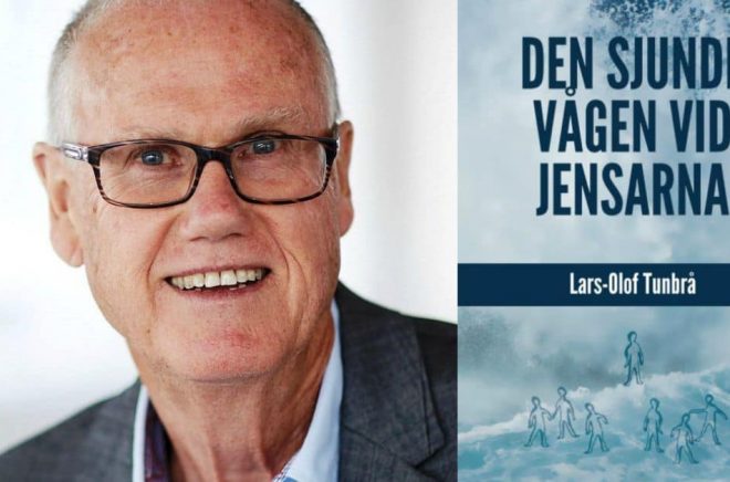 Författaren Lars-Olof Tunbrå har skrivit spänningsromanen Den sjunde vågen vid Jensarna. Foto: Privat