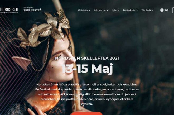 Den stora festivalen Nordsken i Skellefteå var två månader bort när man tog beslutet att ställa in. Bild: Nordskens hemsida.