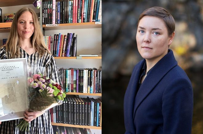 Författarna Linda Jones (foto: Daniel Åberg) och Pernilla Berglund (foto: Elin Berge) tilldelas Norrlands Litteraturpris 2020.