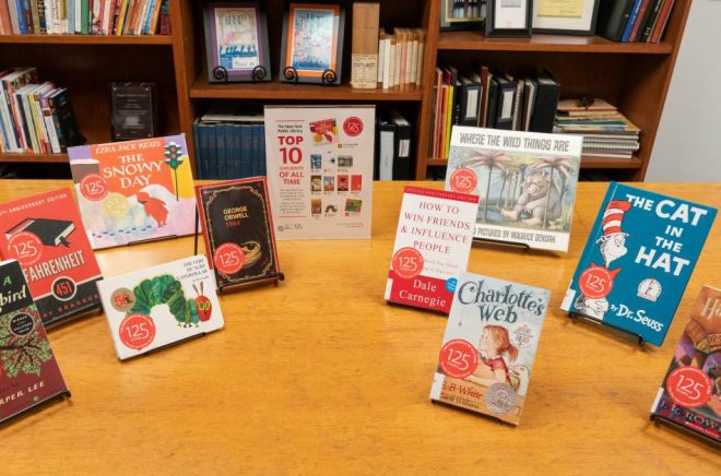 Här är de tio böcker som har lånats ut mest genom tiderna på New York Public Library. Foto: Jonathan Blanc / NYPL