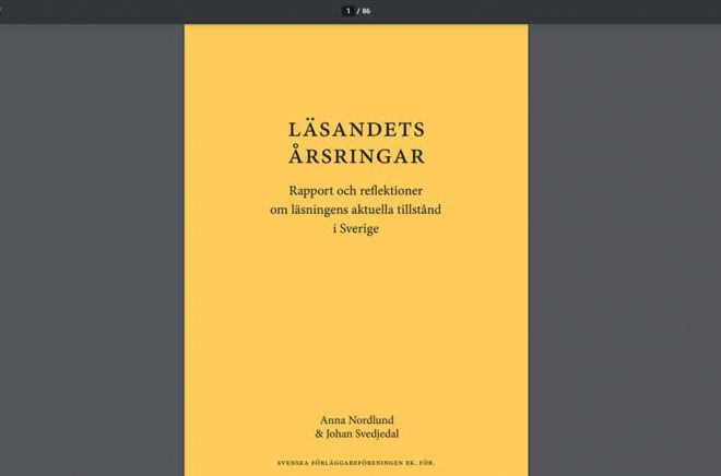 Svenska folkets läsvanor kartlagda i ny rapport över undersökningar av läsvanor.