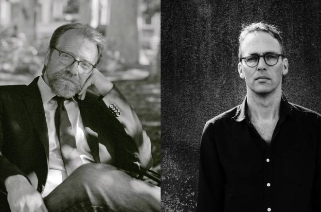 George Saunders (foto: David Crosby) och Niclas Nilsson (foto: Sara Mac Key).