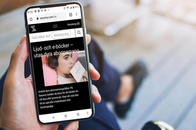Nätbokhandeln Sesamy vill hjälpa svenska eboksläsare och ljudbokslyssnare att klara sig utan abonnemang. Foto: iStock. Montage: Boktugg.