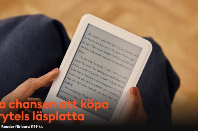 Storytels VD Johannes Larcher har beslutat att eliminera Storytel Reader-projektet. De sista plattorna säljs ut till fullpris.