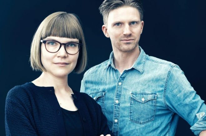Sara Bergmark Elfgren och Karl Johnsson