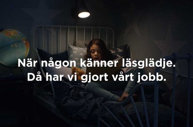 Bokhandelsgruppens reklamfilm tog hem ett av priserna i filmklassen. Desto fler vinnare hade bokbranschen i printklassen.